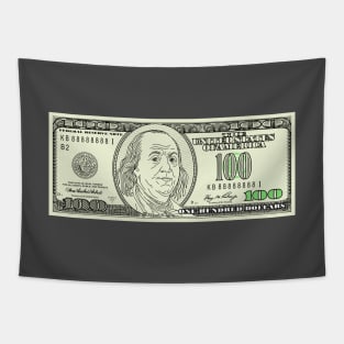 Benjamin Franklin 100 US Dollar Tapestry