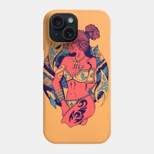 Retro Triad Scorpio Beauty Phone Case