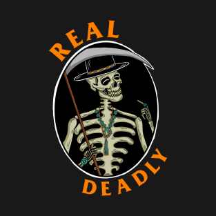 Real Deadly Ntv Skull T-Shirt