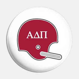 Alabama Alpha Delta Pi Retro Helmet Pin