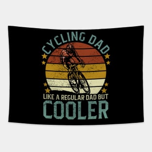 Cycling Dad Tapestry