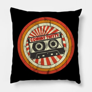 Conway Proud Name Retro Cassette Vintage Pillow