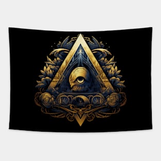 All Seeing Eye Design Tapestry