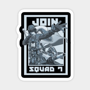 Join Squad 7 Magnet