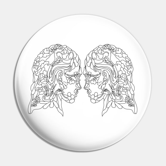 Gemini Zodiac Astrological Sign Design Pin by jillell