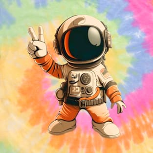 Astronaut Peace v01 T-Shirt