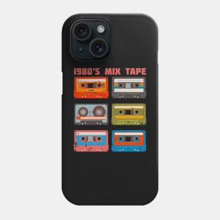 1980s mix tape collection Phone Case