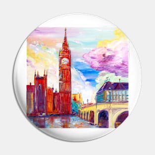 Colorful Day. London Pin