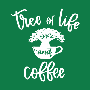 Tree of life and Coffee T-Shirt