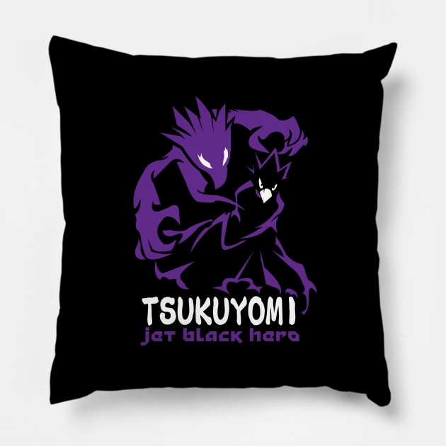 Jet Black Hero: Tsukuyomi Pillow by merch.x.wear