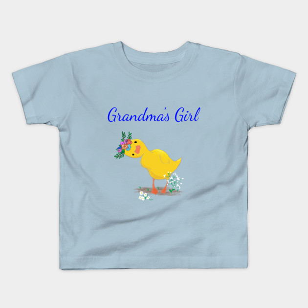 Cute Baby Duck Tshirt Grandma S Girl Gift Duckling Baby Duck