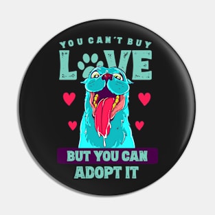 Dog Lover Animal Rescue Adopt Dogs Pin