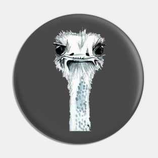 Percy the Ostrich Pin