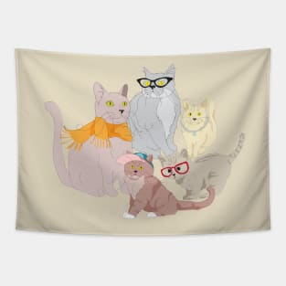 Accessory Cats Tapestry