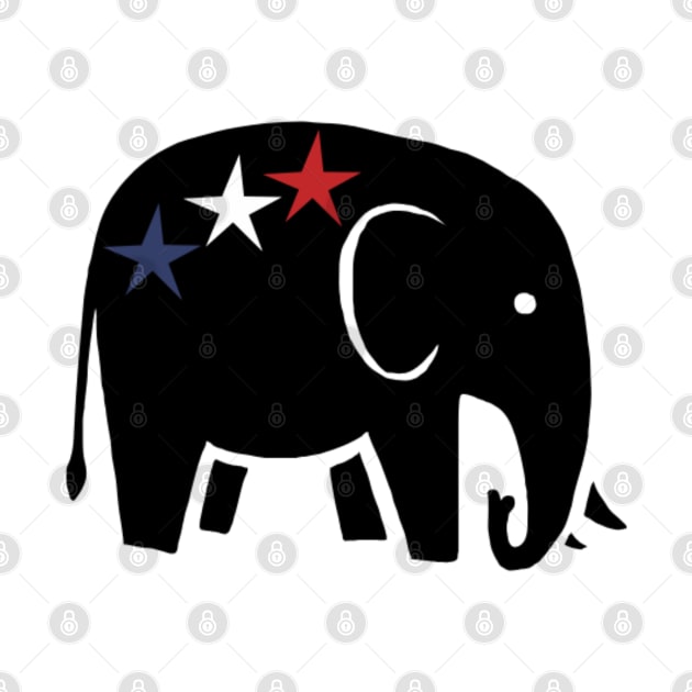 Republican Elephant Trump 2020 by 9 Turtles Project