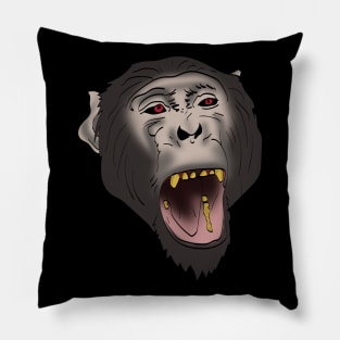 chimpanzee head Pillow