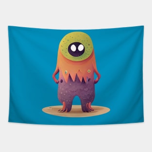 Cute Fantasy Monster Tapestry