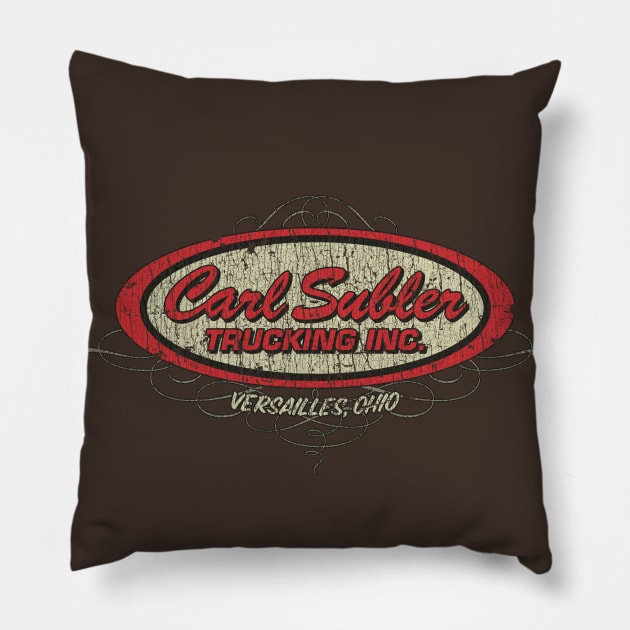 Carl Subler Trucking, Inc. 1954 Pillow by JCD666
