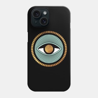 Evil Eye Gold Amulet Phone Case