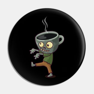 Zombie Coffee Pin