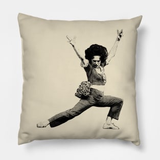 Sally O'Mally I am 50 Retro Black Sketch Design Pillow