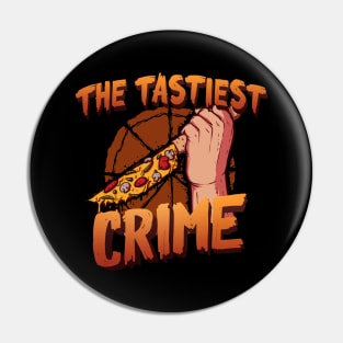 Pizza Crime Pin