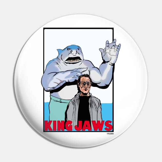 King Jaws Pin by Wonder design