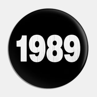 1989 Vintage Pin