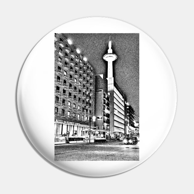 Hotel New Hankyo and Kyoto Tower Japan Pin by Offiinhoki