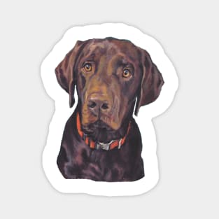 Labrador Retriever Fine Art Painting Magnet