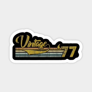 Vintage 1977 All Original Parts Men Women 43rd Birthday Gift Magnet