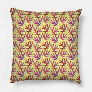 Beautiful Coral Seamless Pattern Pillow