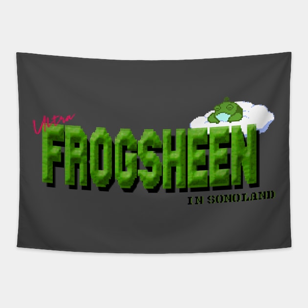 Frogsheen Logo Tapestry by Infamous_Quests