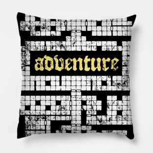 DnD Adventure Dungeon Map Grid Pillow