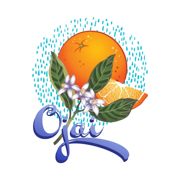 Ojai Oranges-Vignette by Pamelandia