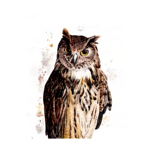 Owl Watercolor T-Shirt