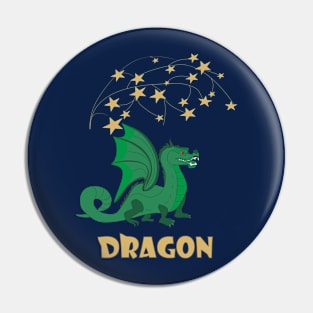 Green Dragon Pin