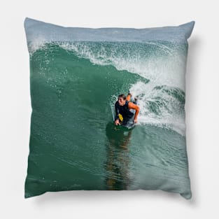 Bodyboarder in action Pillow