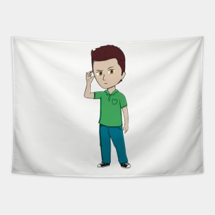 Chibi Shawn Spencer Tapestry