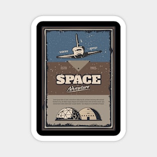 space t shirt Magnet