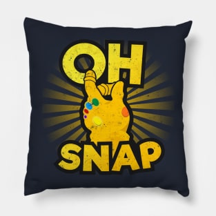 Oh Snap! - Distressed Pillow