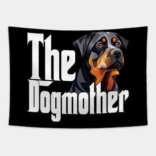 Rottweiler Dog Mom Dogmother Dogs Mommy Rottie Tapestry