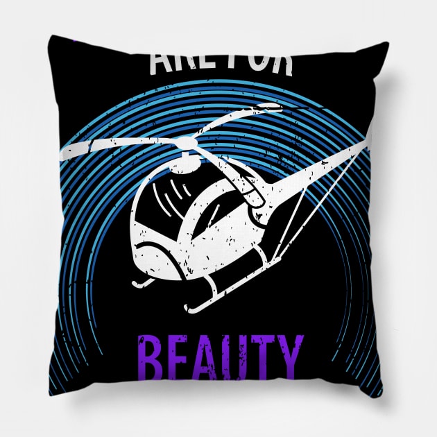 Helicopter Pilot Pillow by Johnny_Sk3tch