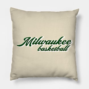 Milwaukee Basketball Pillow