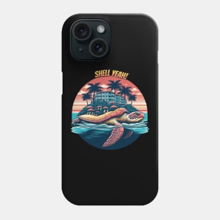 Tropical Retreat Turtle Phone Case