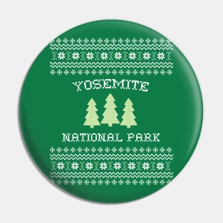 Yosemite National Park Ugly Christmas Sweater Pin