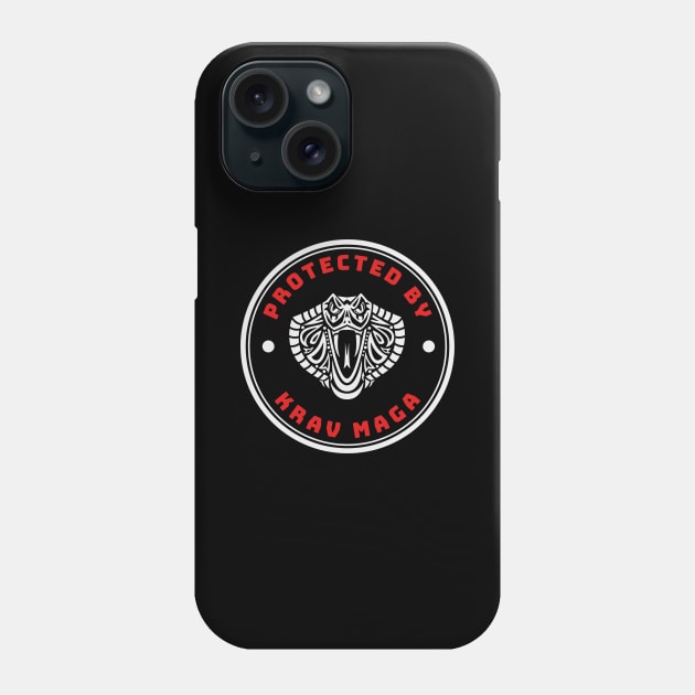 Protected By Krav Maga Martial Arts Phone Case by OldCamp