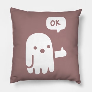 Ghost of Approval - Cute Ghost Boo Boo Pillow