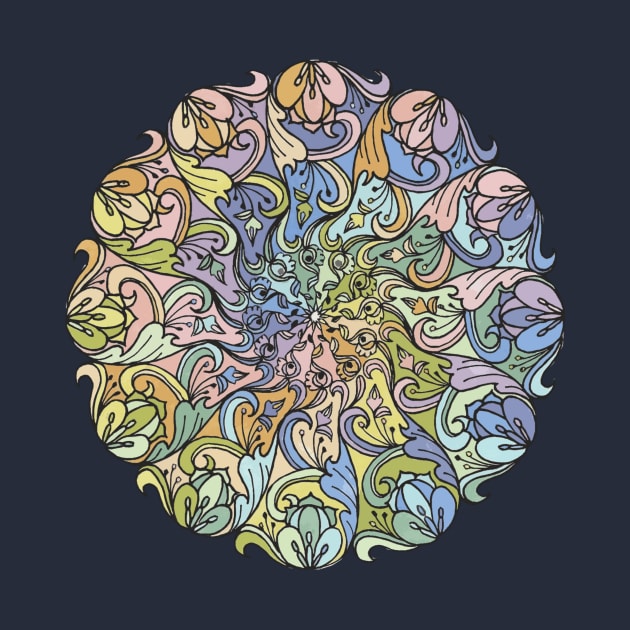 Lotus mandala by Bubba C.