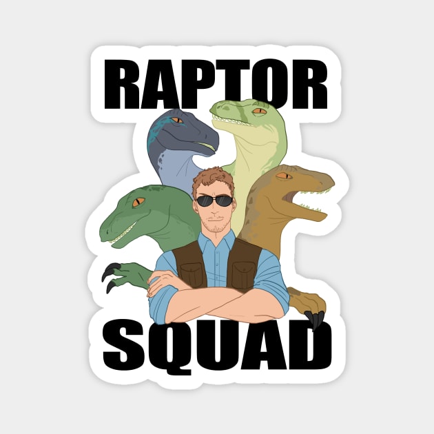 Raptor Squad Magnet by MissOstrich